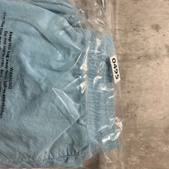 Tulones Mens Track Pants Size Large Baggy Flare Y2K Blue Windbreaker Street - Picture 10 of 10